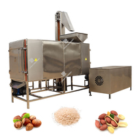 Machine de torréfaction de noix commerciale torréfacteur d'orge d'arachide continu torréfacteur de noix de noisette continu multi-usage