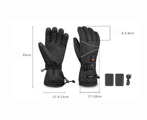 <span class=keywords><strong>Salvatore</strong></span> Snowboard Touch Screen batteria calore inverno riscaldamento caldo guanto da sci guanti elettrici riscaldati moto - Product Image 2