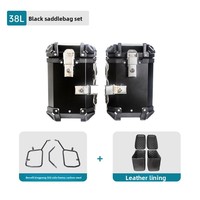 Support de fixation et de démontage pour coffres latéraux et arrière en alliage d'aluminium pour moto Benelli Jinpeng 502, 38L/45L