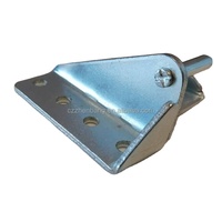 Pièces perforées de meubles de quincaillerie en acier inoxydable de haute qualité estampage de métal personnalisé coupe plaque de charnière de support zingué