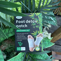 Patchs détoxifiants pour les pieds Lijitang, nettoyage en profondeur, à base de plantes, pour éliminer les toxines du corps, amincissants, à l'armoise, Kinoki