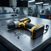 Ensemble perceuse-visseuse électrique sans fil professionnelle rechargeable au lithium, outils électriques pour le bricolage à domicile