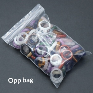 Bague en Agate de Cristal <span class=keywords><strong>et</strong></span> Quartz Rose avec Améthyste Style Ancien, Accessoire de Bijouterie Thérapeutique - Product Image 4