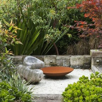 Barbecue en acier corten personnalisé, foyer à bois, brasero, barbecue au charbon de bois pour jardin extérieur, certifié CE, portable