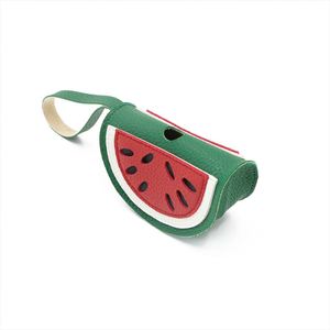 Cartera para Bolsas de Excremento de Perro con Diseño de Sandía, de Cuero PU, Linda, Portátil, Regalo Promocional Novedoso para Mascotas, Ideal como Regalo de Bienvenida - Product Image 3