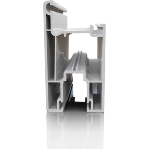 60 #-88 # Upvc Windows Frame <span class=keywords><strong>Pvc</strong></span> et Profils Frame Windows avec <span class=keywords><strong>Moustiquaire</strong></span> Mullion Window Extrusion Profile - Product Image 3