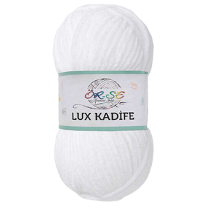 Örse Lux Velvet 3200-Tissu teint en fil blanc - Product Image 1