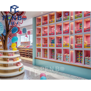 ชั้นโชว์ขนมดีไซน์ภายในร้านขายขนมหวานใหม่2025 - Product Image 5