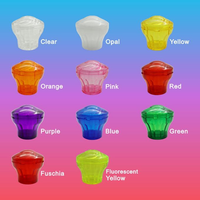Abat-jour LED pour parc d'attractions au design moderne, étanche, en plastique cabochon, base E10 E14
