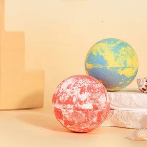 Boules mousseuses de bain bio de haute qualité bombe de bain relaxant huile essentielle nettoyant boule de sel de bain - Product Image 2