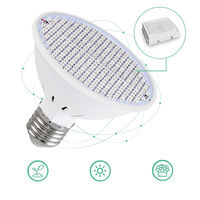 Lampe de culture LED pour plantes, spectre rouge et bleu, haute intensité PPFD, 90 12W 20W 30W, pour la floraison des fleurs