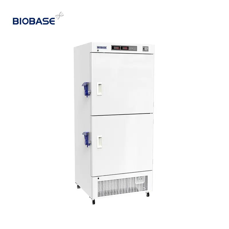 BIOBASE-Congelador de 40 grados de acero inoxidable de 368L vertical para laboratorio y Hospital