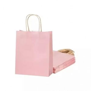 Bolsa de Papel Kraft Reutilizable y Duradera para Envasado de Alimentos, con Asas Retorcidas, Venta al Por Mayor de Fábrica - Product Image 5