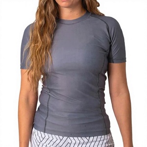Rashguard MMA para Hombre de Primera Calidad, Fabricado con Materiales Ecológicos, Spandex/Poliéster, Manga Corta, el Más Vendido, Último Modelo - Product Image 1