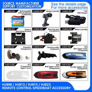 Pengisi Daya Baterai Motor Pabrik 1100mAh Pengendali Jarak Jauh HJ808/813/815/823 Kit Konversi Listrik Kecepatan <span class=keywords><strong>RC</strong></span> Suku Cadang Kapal Selam - Product Image 2