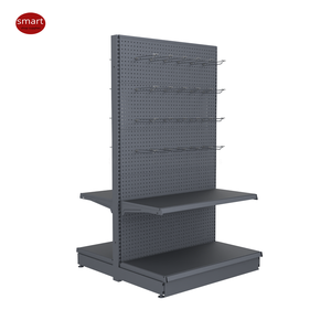 Étagère de présentation double face en acier laminé à froid modulaire OEM pour supermarché et épicerie - Product Image 1