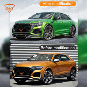 Kit carrosserie en fibre de carbone sèche style <span class=keywords><strong>ABT</strong></span> pour Audi RSQ8, comprenant un becquet avant, un diffuseur arrière, un séparateur et des extensions de jantes, pour une mise à niveau style <span class=keywords><strong>ABT</strong></span>. - Product Image 5