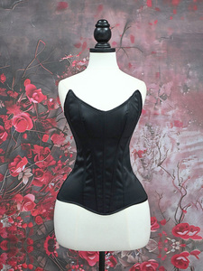 Corset vintage sans bretelles en dentelle pour femme, avec baleines rigides, pour le maintien et le modelage de la taille, idéal pour les mariages, les costumes de scène et comme serre-taille. - Product Image 1