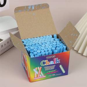 Белый беспыльный мел, обучающий мел, детский пишущий 100, упаковка, аксессуары для доски, Офисная Прямая продажа с фабрики - Product Image 3