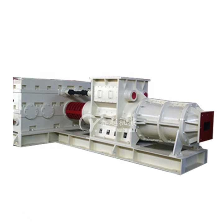 Fully Automatic Vacuum Extruder Clay Brick Machine with Double Shaft Mixer for Homogeneous Mixing