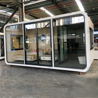 Apple Pods Maisons écologiques commerciales extérieures préfabriquées modulaires Villas en bord de mer à vendre Maisons capsule espaces commerciaux