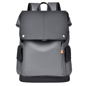 Mochila para Portátil de Alta Calidad, Impermeable, con Carga USB, Material de PU, Estilo Inglés, para Viajes, Escuela, Negocios, Unisex - Product Image 6