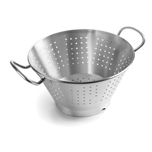 Scolapasta Conico con Base in Acciaio Inossidabile per Uso in Cucina - Product Image 1