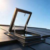 Puits de lumière préfabriqués étanches modulaires pour toit, grenier, villa, appartement, avec ouverture par suspension supérieure