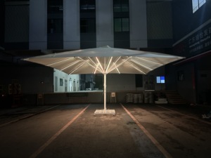 <span class=keywords><strong>Sombrilla</strong></span> Plegable LED de Lujo de 7 Metros, Impermeable, para Exteriores, Gimnasios, Hoteles, Patios Comerciales, Resorts, Bodas, Parasol - Product Image 6