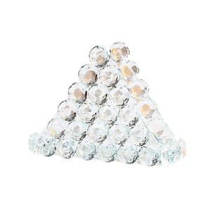 Crystal Napkin <b>Box</b> With <b>Flower</b> Design Handmade Home Decor Desktop Ornament Multicolor Modern Simple Style - Product Image 3