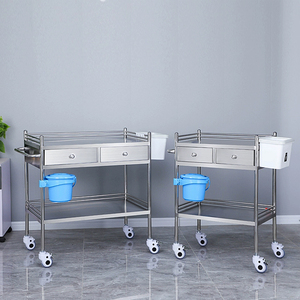 Hot bán trong nhiều Thông số kỹ thuật Thép không gỉ lắp ráp y học kim loại giỏ hàng y tế Xe đẩy giỏ hàng - Product Image 5