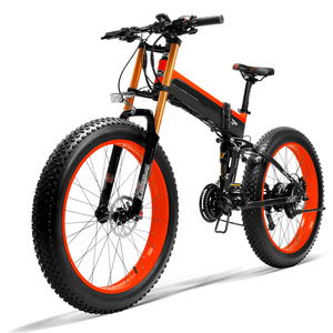 Fat tire vélo électrique 48V 1000W moteur fat tire vélo électrique avec 13Ah portable batterie électrique vélo de neige plage montagne élire - Product Image 2