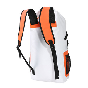 Sac à dos étanche en PVC robuste pour la plage, la randonnée en rafting, la randonnée en montagne, sac à dos flottant à fermeture éclair, sac à dos à enroulement - Product Image 2