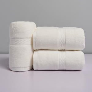 Biancheria da letto di alta qualità, morbida e assorbente, Set di asciugamani in tinta unita, asciugamano dell'<span class=keywords><strong>hotel</strong></span>, cotone 100% - Product Image 3