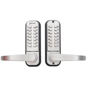 Doppio pulsante laterale serratura della porta combinazione di sicurezza codice meccanico maniglia della porta serratura tastiera serratura digitale per la casa