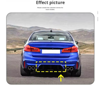 Diffuseur arrière en fibre de carbone style CS pour BMW Europe, fixation par vis, pour F90 M5, sur mesure.