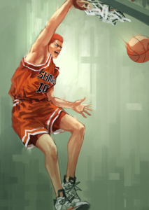 Murale de joueur de basket-ball de dessin animé, pour chambre d'adolescent, salle d'e-sport, décoration personnalisée colorée et durable - Product Image 2