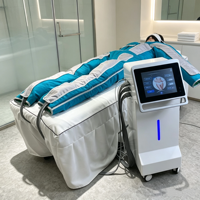 Appareil multifonctionnel amincissant pour drainage lymphatique corporel complet, soin des yeux, massage lymphatique des jambes par pression d'air et chaleur