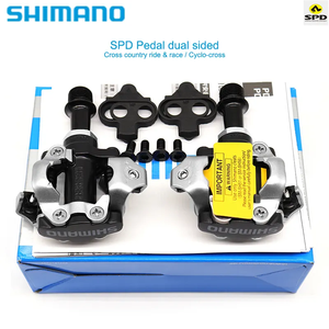 Pedales de Bicicleta Shimano PD-M520 <span class=keywords><strong>M540</strong></span> <span class=keywords><strong>SPD</strong></span>, Pedales Profesionales de Ciclismo con Calas Multi-Release SH51, Pedales para Bicicleta de Montaña y Carretera - Product Image 2