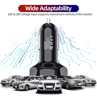 Adaptateur de chargeur de téléphone USB pour voiture avec 4 ports USB QC3.0, charge rapide, allume-cigare de voiture