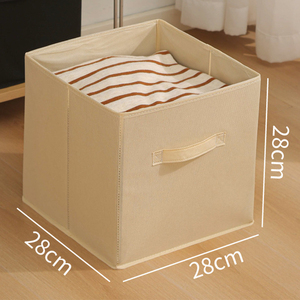 6Packs katlanabilir dokunmamış kumaş depolama küpleri Bin Set katlanabilir oyuncak kıyafet dolabı kutu - Product Image 6