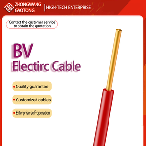 Fil de cuivre pur 99,99% Câble <span class=keywords><strong>électrique</strong></span> Câble BV Fil de cuivre <span class=keywords><strong>électrique</strong></span> 1,0 mm Prix du câble par mètre - Product Image 2