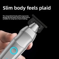 Nouvel Arrivage 2025 Tondeuse à Cheveux Électrique Sans Fil Professionnelle Corps en Alliage de Zinc Recharge USB-C pour Usage Domestique Masculin