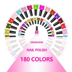 Smalto per unghie di alta qualità colore rosa nudo all'ingrosso ad asciugatura rapida per nail art OEM