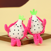 Groothandel Schattige Draak Fruit Pluche Sleutelhanger Knuffel Beeldje Pop Op Maat Creatieve Knuffels Knuffel Voor Cadeau