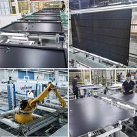 Entrepôt en Europe, panneaux solaires MBB 440Watt, 450Watt, 460Watt, Module de panneau photovoltaïque entièrement noir