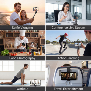 Mobile Phone Magnetic Tripod Stand 180 Degree Rotating Adjustable Mini Handheld Pocket Foldable Flexible Aluminum Desk Mount - Product Image 5