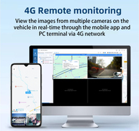 Cámara para Vehículos 4G LTE con IA, Dashcam para Auto/Camioneta, GPS, SIM 4G LTE, Cámara DVR con Rastreador GPS y Seguimiento en Vivo
