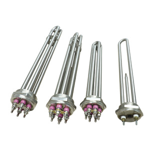 220V 380V 3kw 6kw 9kw 12kw Stainless Steel Tubular Immersion Electric <b>Water</b> coil Pipe Heating Element - Product Image 1