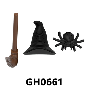 Nuevo Horrid Halloween bruja <span class=keywords><strong>Hombre</strong></span> <span class=keywords><strong>Lobo</strong></span> calabaza Zombie ladrillo película Mini juguetes Diy juegos de bloques de construcción modelo juguetes para chico G0185 - Product Image 2
